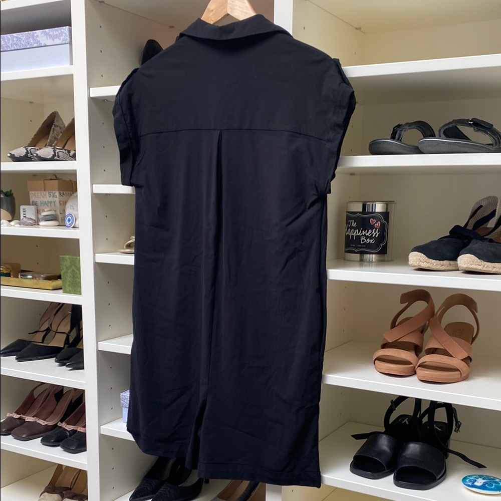 APRICOT Black Buttoned Romper with Side Pockets.  Size 6. NWOT - Picture 8 of 11